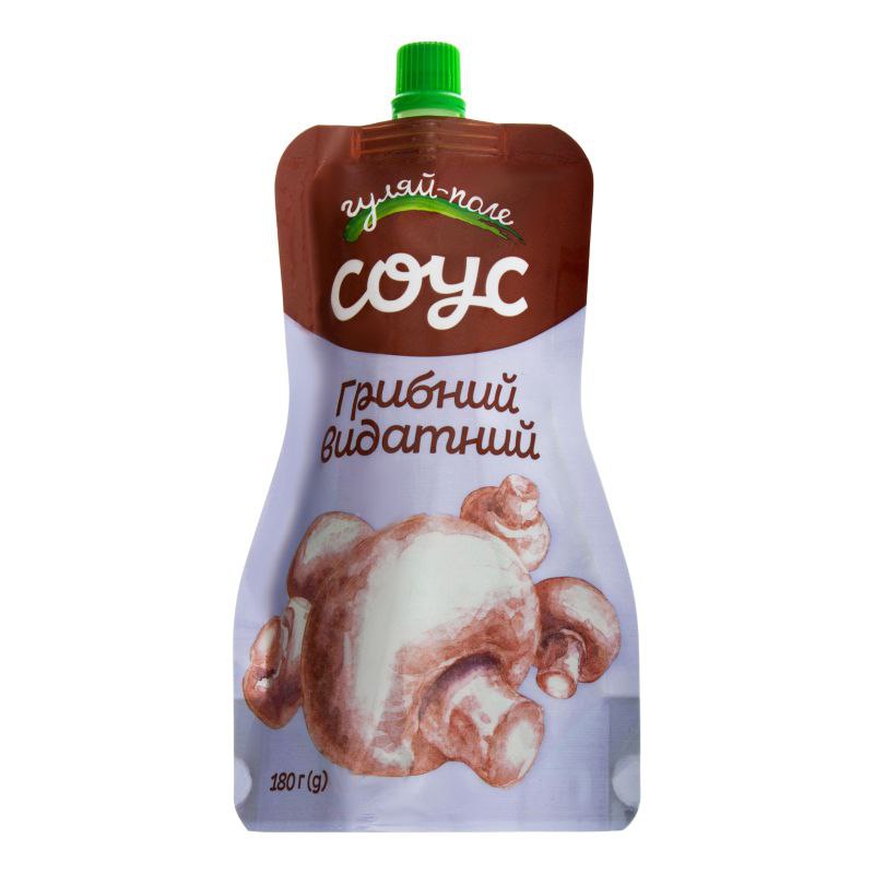 Соус Грибний видатний Гуляй-поле дойпак 180г